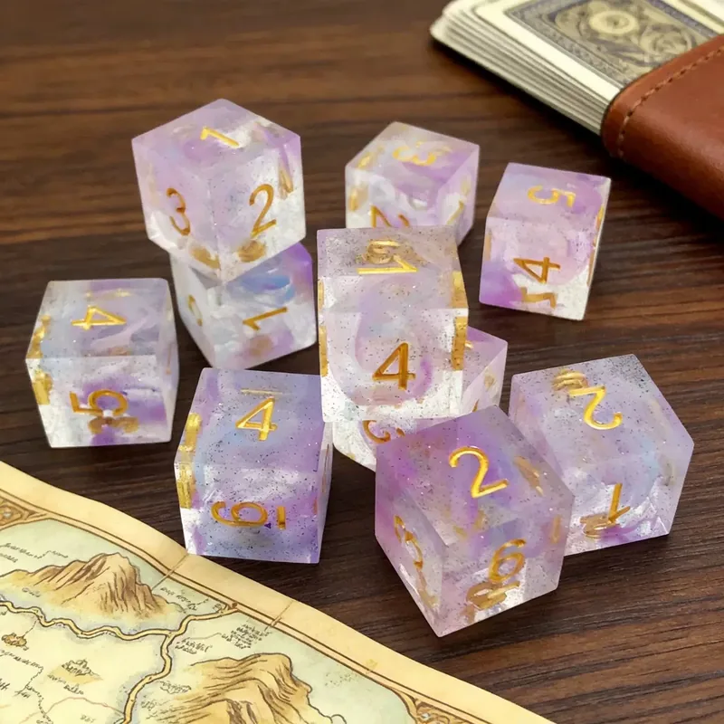 Sharp-Edge Resin Dice