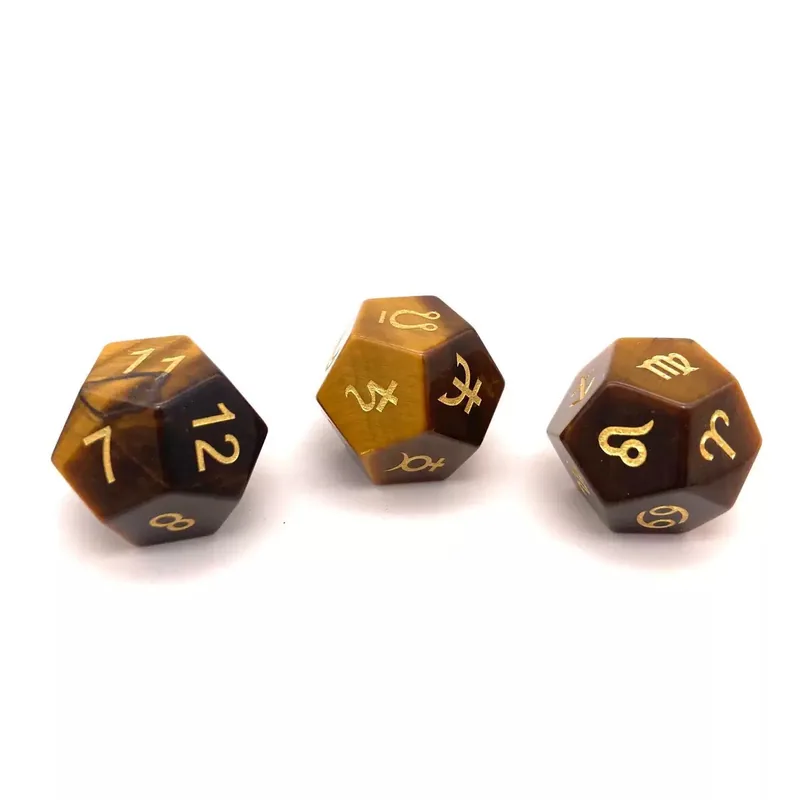 Custom Tiger Eye dice